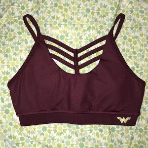 Maroon Wonder Woman Sports Bra!